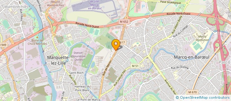 localisation de l'entreprise BMKA  MARQUETTE-LEZ-LILLE