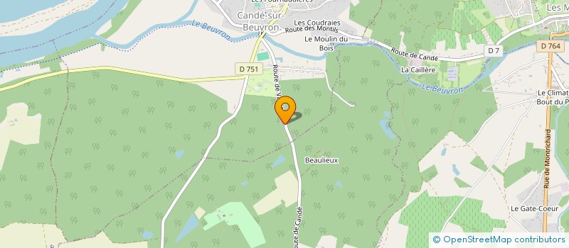 localisation de l'entreprise BMKF  CANDE-SUR-BEUVRON