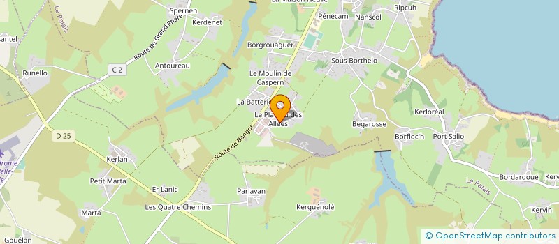 localisation de l'entreprise BML  LE PALAIS