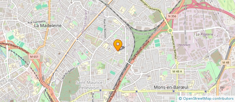 localisation de l'entreprise BML à LILLE