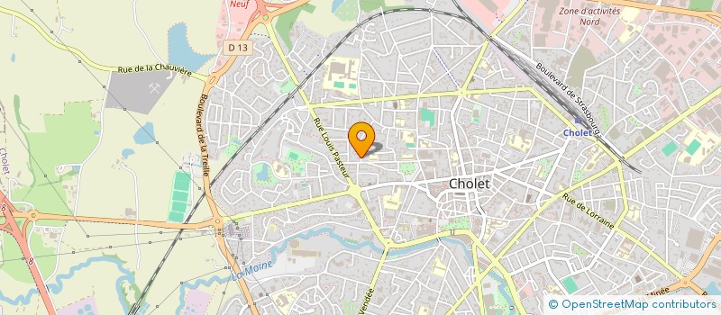 localisation de l'entreprise BML à CHOLET