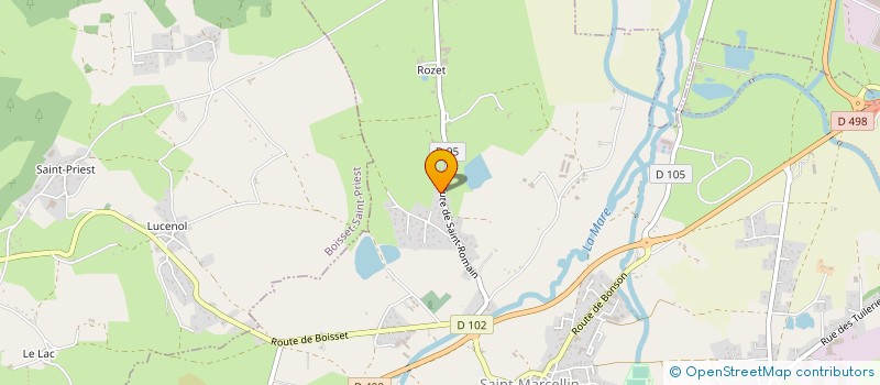 localisation de l'entreprise BML  BOEN-SUR-LIGNON