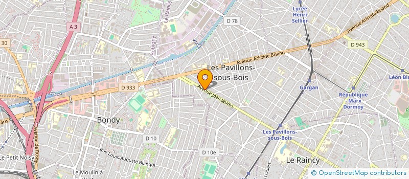 localisation de l'entreprise BML BAT à LES PAVILLONS-SOUS-BOIS