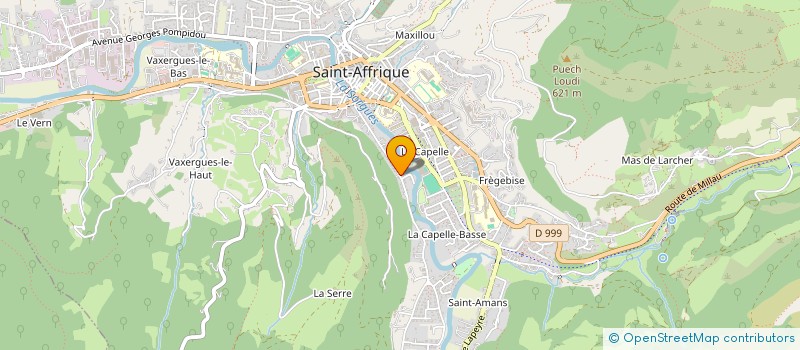 localisation de l'entreprise BML FINANCES ET CONSEIL à SAINT-AFFRIQUE
