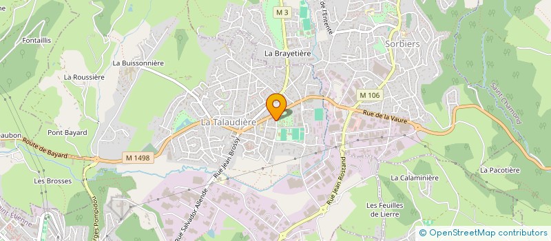 localisation de l'entreprise BML IMMO  LA TALAUDIERE