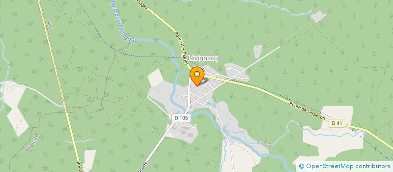 localisation de l'entreprise BML STRUCTURE  LEVIGNACQ