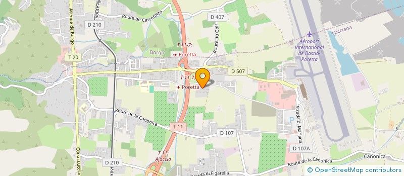 localisation de l'entreprise BMLC à LUCCIANA