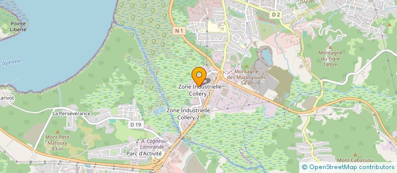 localisation de l'entreprise BMLC  CAYENNE