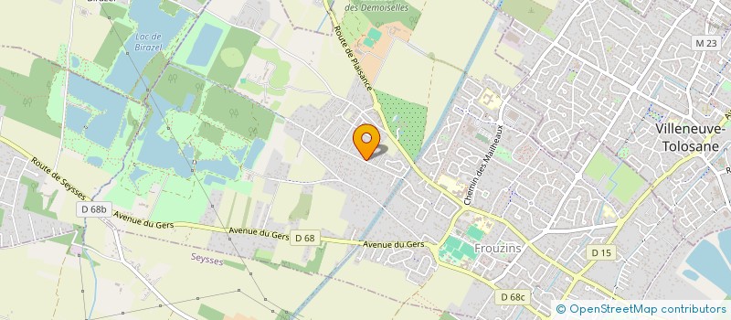 localisation de l'entreprise BMLE  FROUZINS