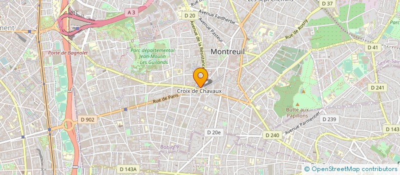 localisation de l'entreprise BMLG à MONTREUIL