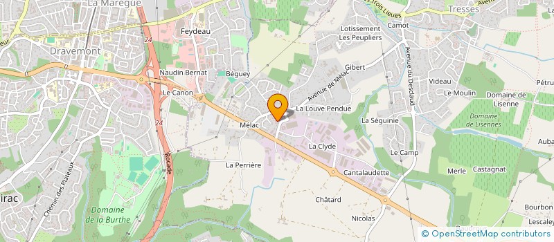localisation de l'entreprise BMLG FRANCE à TRESSES