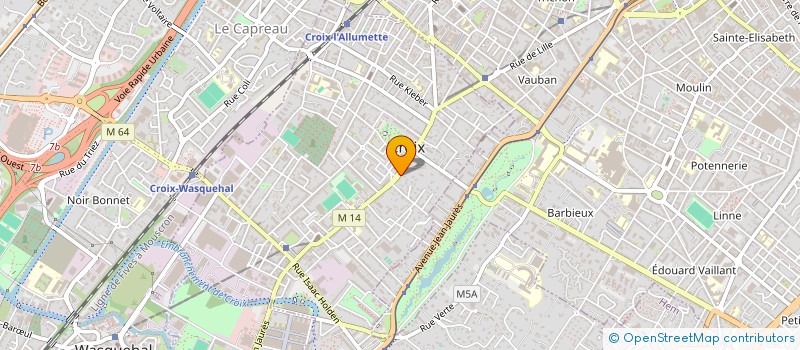 localisation de l'entreprise BMLR  CROIX