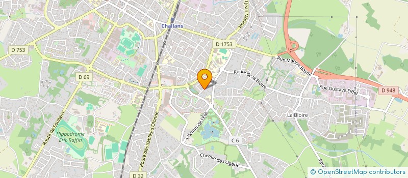 localisation de l'entreprise BMM à CHALLANS