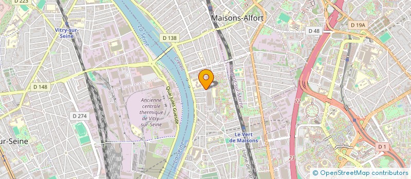 localisation de l'entreprise BMM à ALFORTVILLE