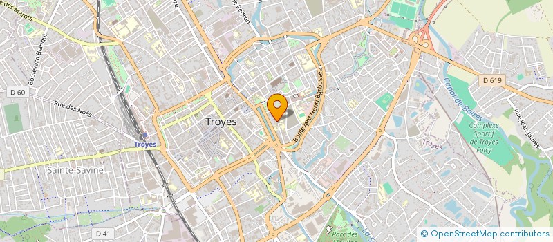 localisation de l'entreprise BMM à TROYES