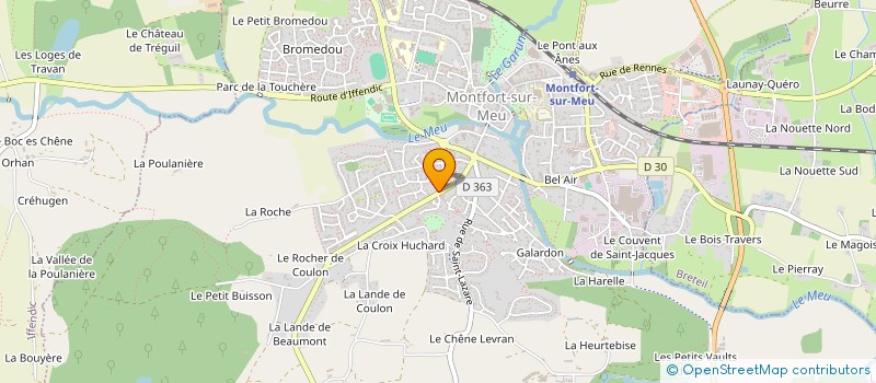 localisation de l'entreprise BMM  MONTFORT-SUR-MEU