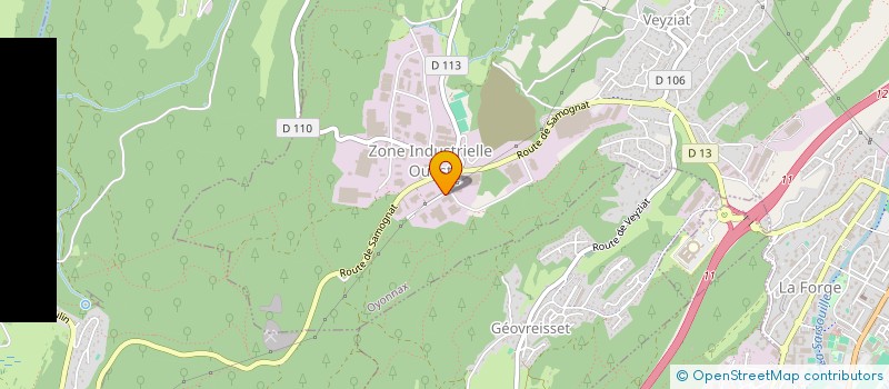 localisation de l'entreprise BMM AUTOS à OYONNAX