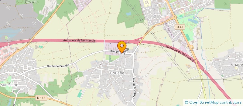 localisation de l'entreprise BMME  BOUAFLE