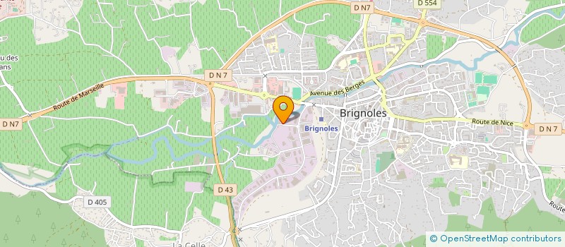 localisation de l'entreprise BMN ANIMATION  BRIGNOLES