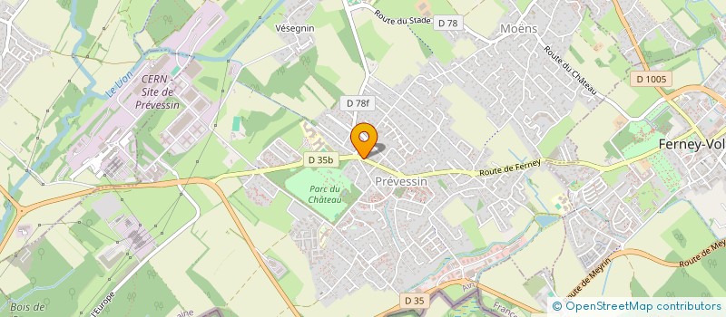 localisation de l'entreprise BMN IMMO à PREVESSIN-MOENS