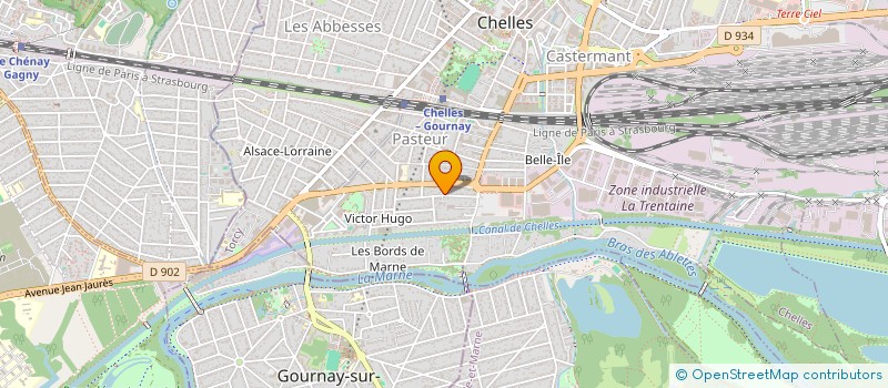 localisation de l'entreprise BMNC  CHELLES