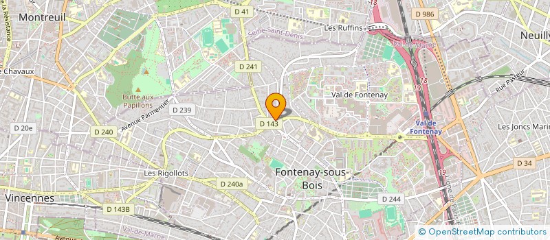 localisation de l'entreprise BMNCO à FONTENAY-SOUS-BOIS