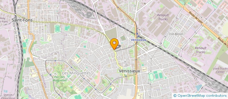 localisation de l'entreprise BMNI FOOD  VENISSIEUX