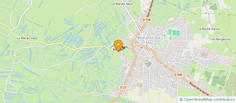 localisation de l'entreprise BMNO  BEAUVOIR-SUR-MER