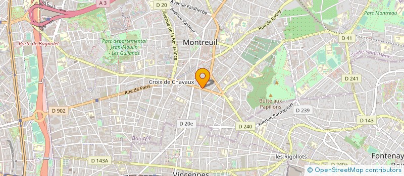 localisation de l'entreprise BMNV PARTNERSHIP à MONTREUIL