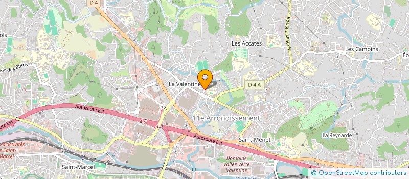 localisation de l'entreprise BMO GARAGE  MARSEILLE 11EME