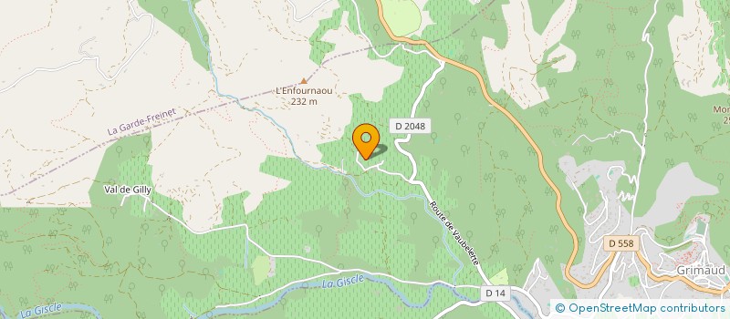 localisation de l'entreprise BMO II à GRIMAUD