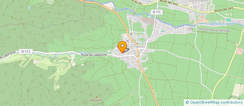 localisation de l'entreprise BMO IMMOBILIER  AMMERSCHWIHR