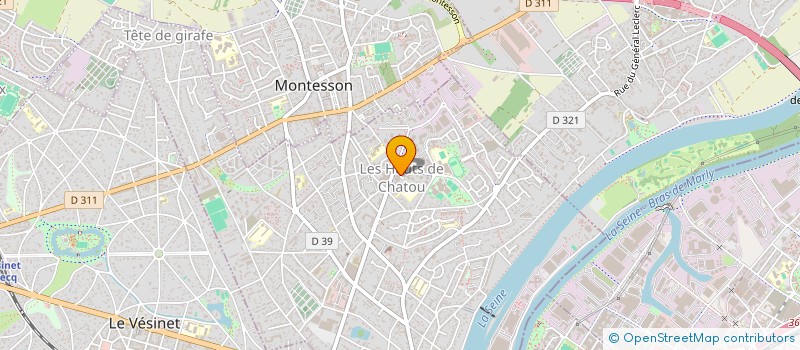 localisation de l'entreprise BMO SERVICE  CHATOU