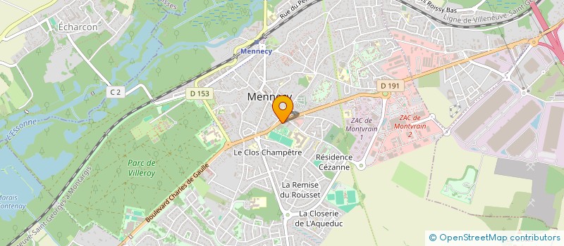 localisation de l'entreprise BMOC à MENNECY