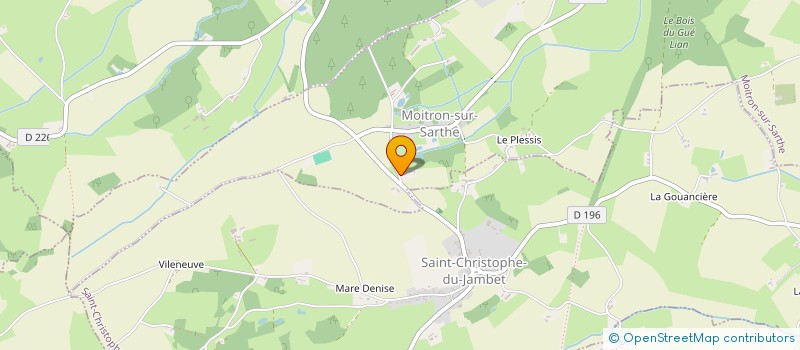 localisation de l'entreprise BMP à JUILLE