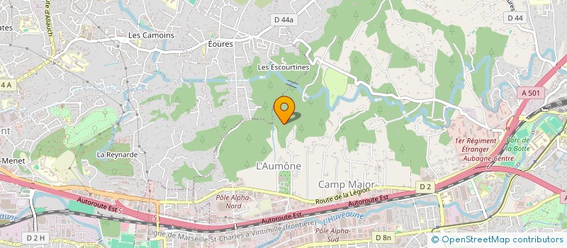 localisation de l'entreprise BMP à AUBAGNE