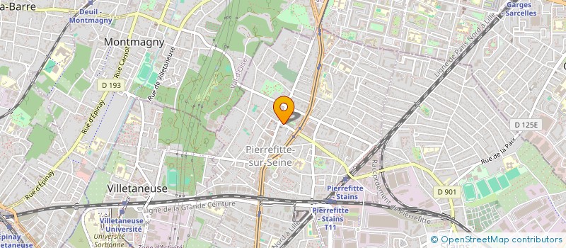 localisation de l'entreprise BMP à PIERREFITTE-SUR-SEINE