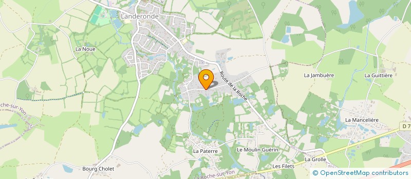 localisation de l'entreprise BMP BASSE GOULAINE  LANDERONDE