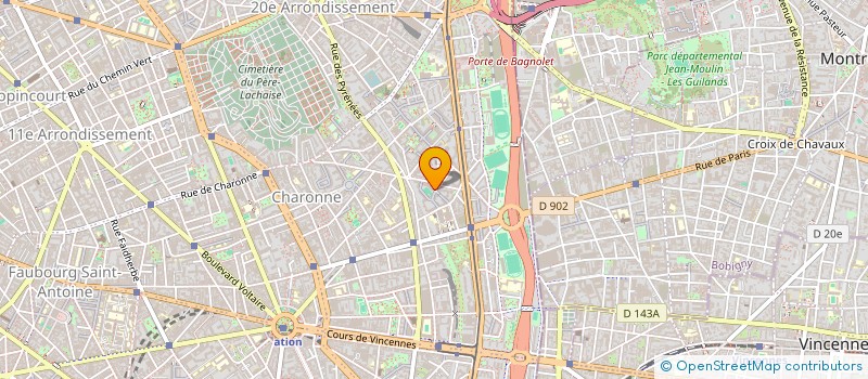 localisation de l'entreprise BMP CONSTRUCT  PARIS