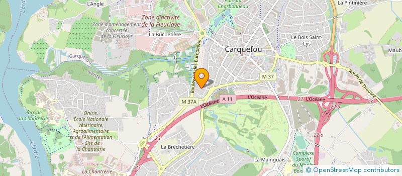 localisation de l'entreprise BMP EVIDENCE à CARQUEFOU