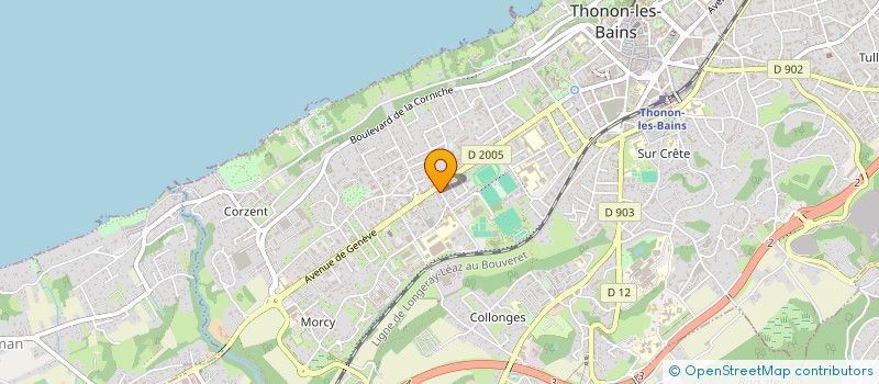 localisation de l'entreprise BMP FINANCEMENT à THONON-LES-BAINS