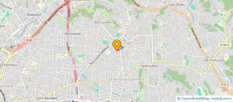 localisation de l'entreprise BMP SANTE ET PATRIMOINE à MARSEILLE