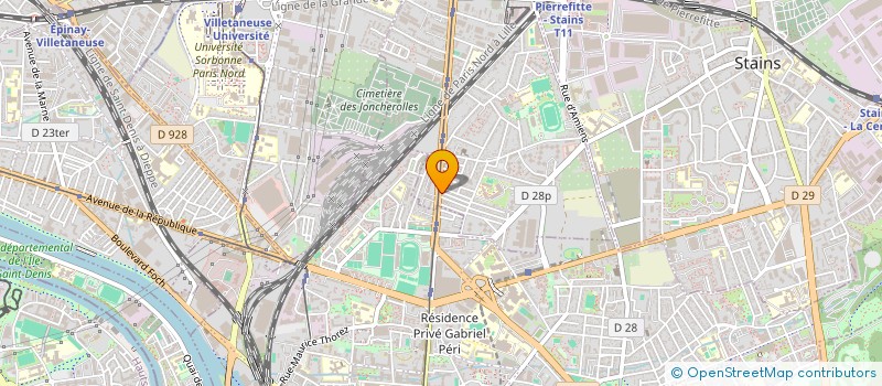 localisation de l'entreprise BMP SASU à PIERREFITTE-SUR-SEINE