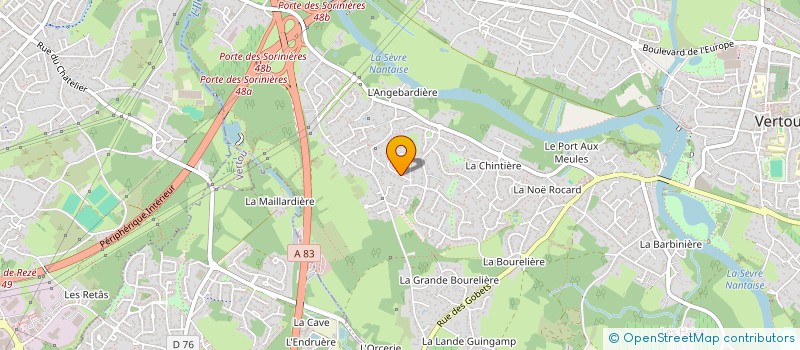 localisation de l'entreprise BMP44  VERTOU