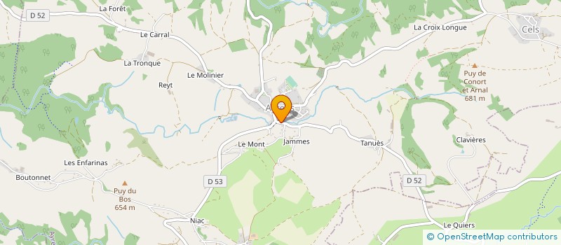 localisation de l'entreprise BMPE à AYRENS