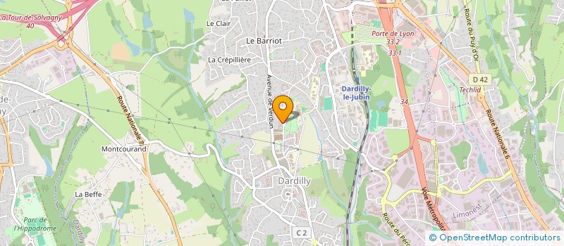 localisation de l'entreprise BMPG  DARDILLY