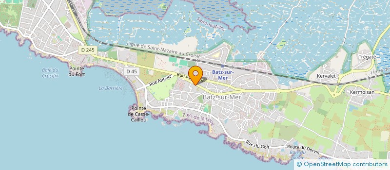 localisation de l'entreprise BMPL44  BATZ-SUR-MER