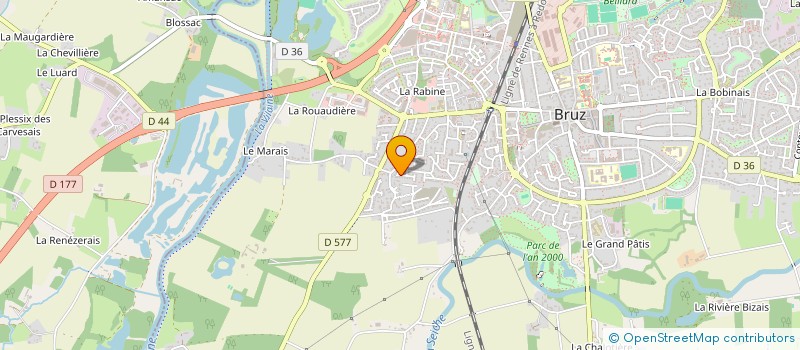 localisation de l'entreprise BMPM  BRUZ