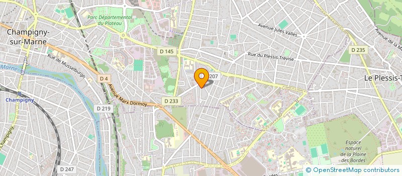 localisation de l'entreprise BMR à CHAMPIGNY-SUR-MARNE