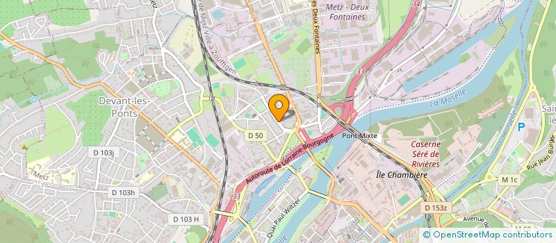 localisation de l'entreprise BMR  METZ